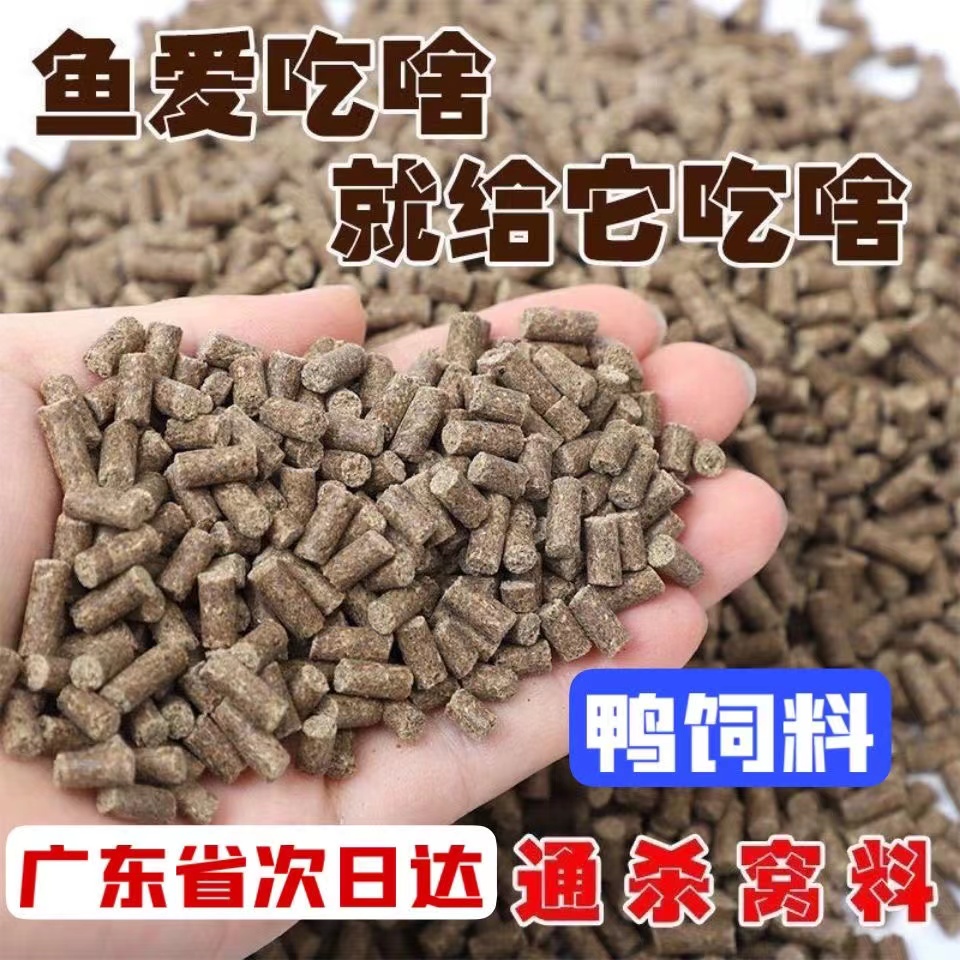 鸭饲料钓鱼颗粒打窝饵料野钓黑坑鲮鱼罗非鲫鲤草鱼料散炮打窝颗粒
