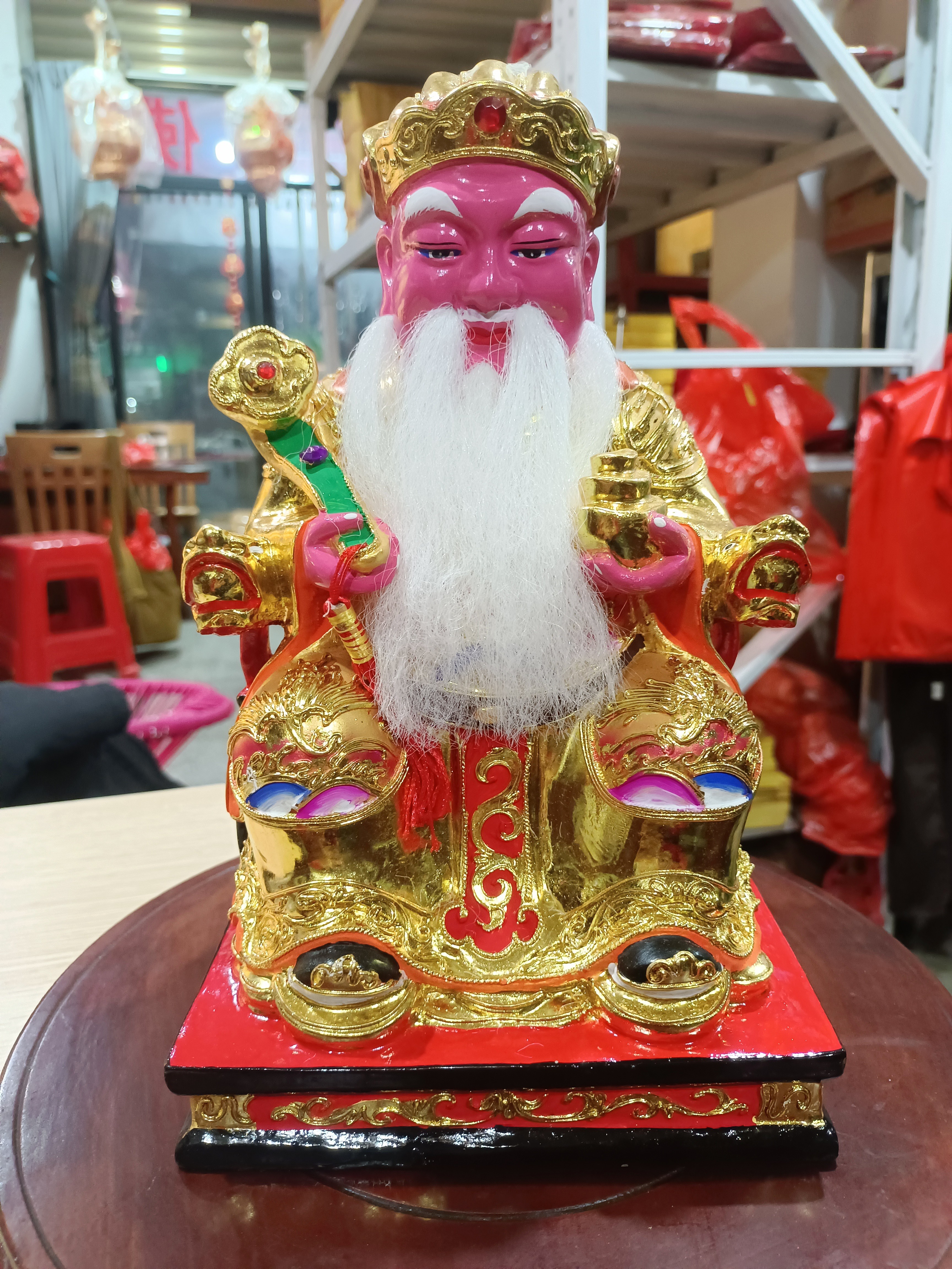 全香樟木土地公10寸居家安奉