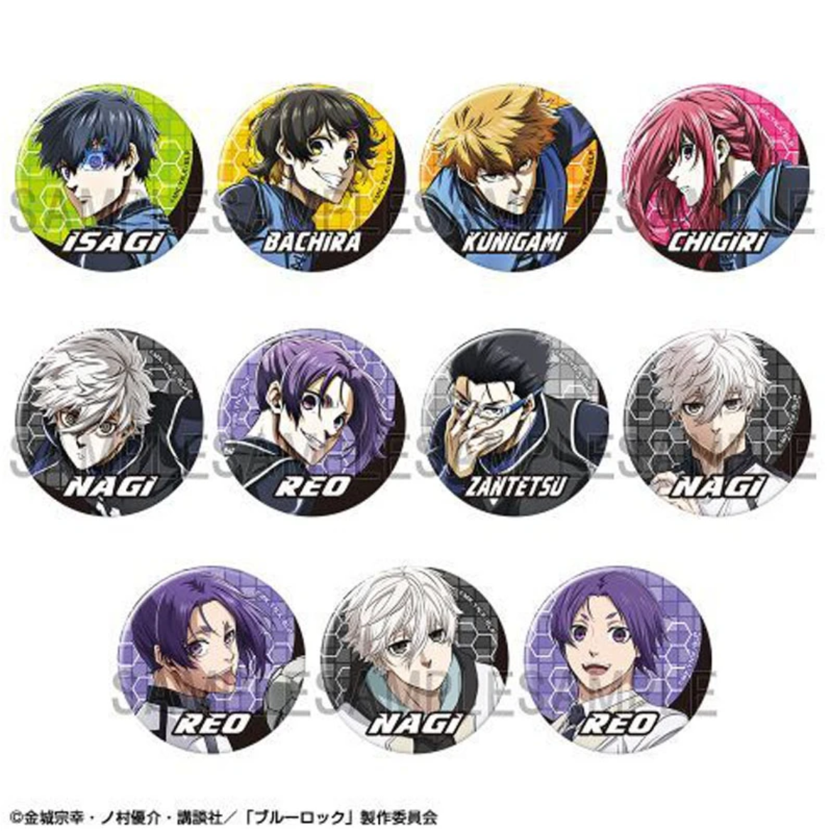 【有鱼】蓝色监狱蓝锁EPISOE凪剧场版吧唧徽章