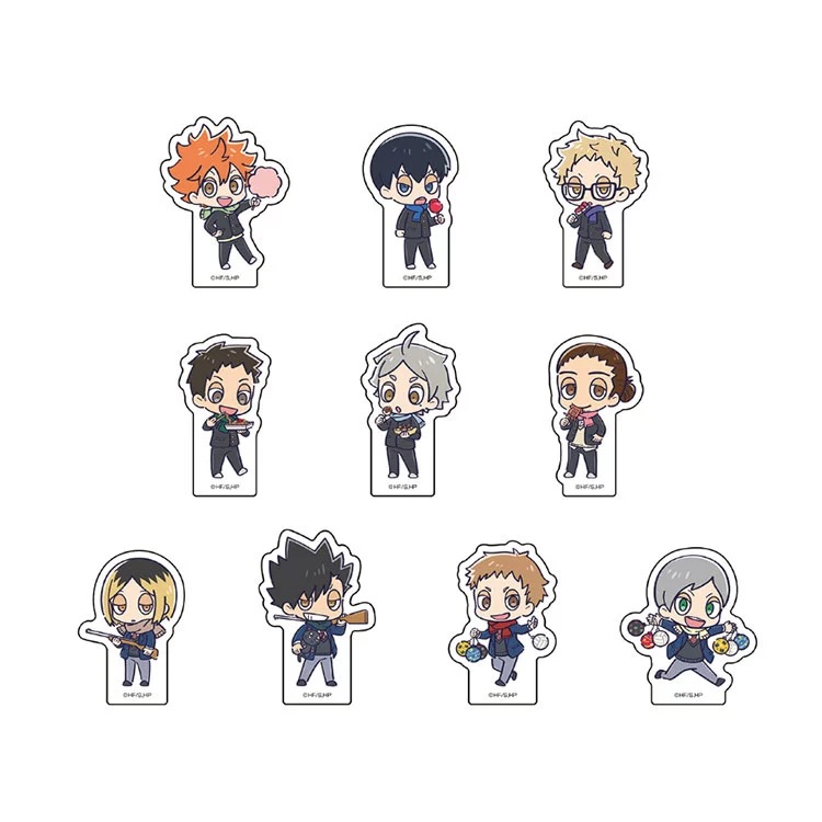 【有鱼】排球少年 Medicos冬日祭Q版豆豆眼挂件/亚克力砖