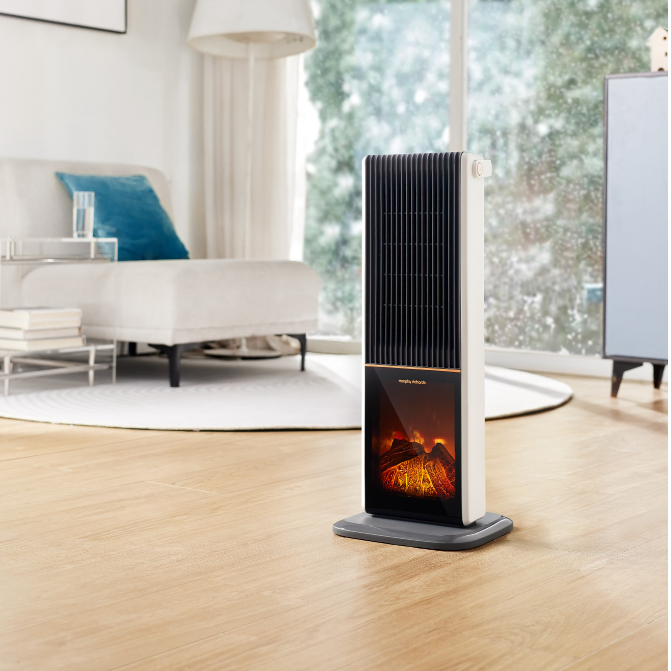 摩飞取暖器暖风机家用节能踢脚线电暖器浴室小太阳石墨烯