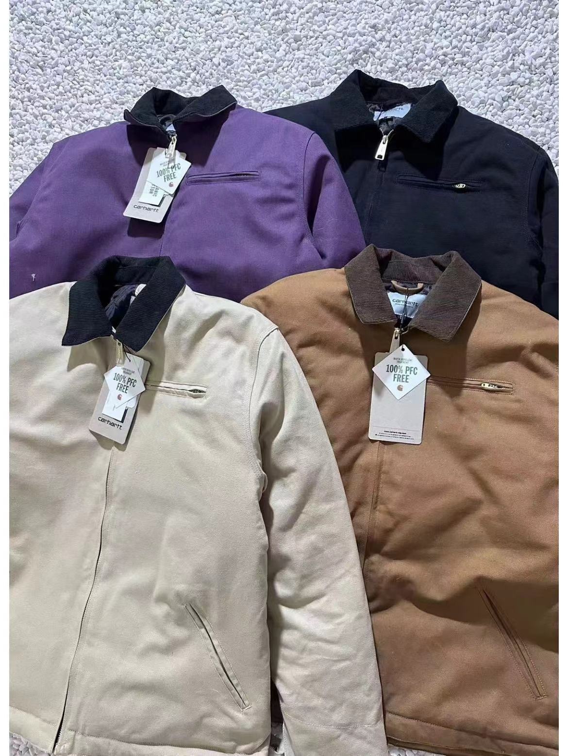 卡哈哈底特律夹克春秋网眼款