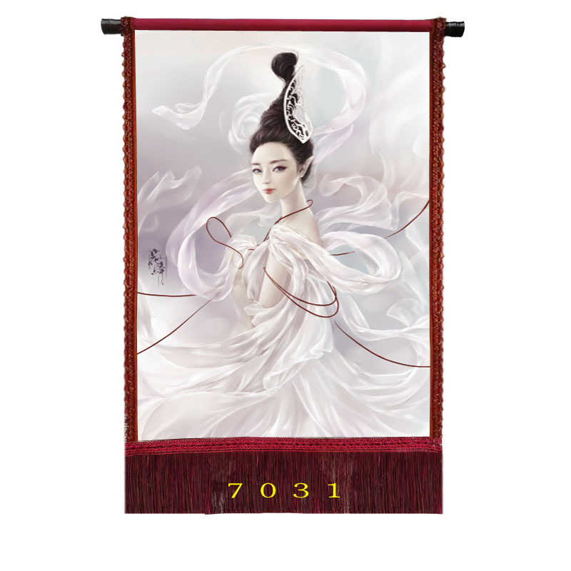 7#油画布尺寸60Ⅹ90 美女挂画 客厅装饰画