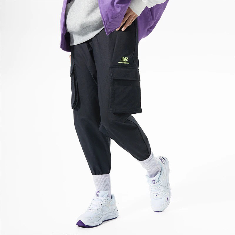 New Balance NB女裤2025新款运动休闲长裤束脚裤工装裤AWP21308BK