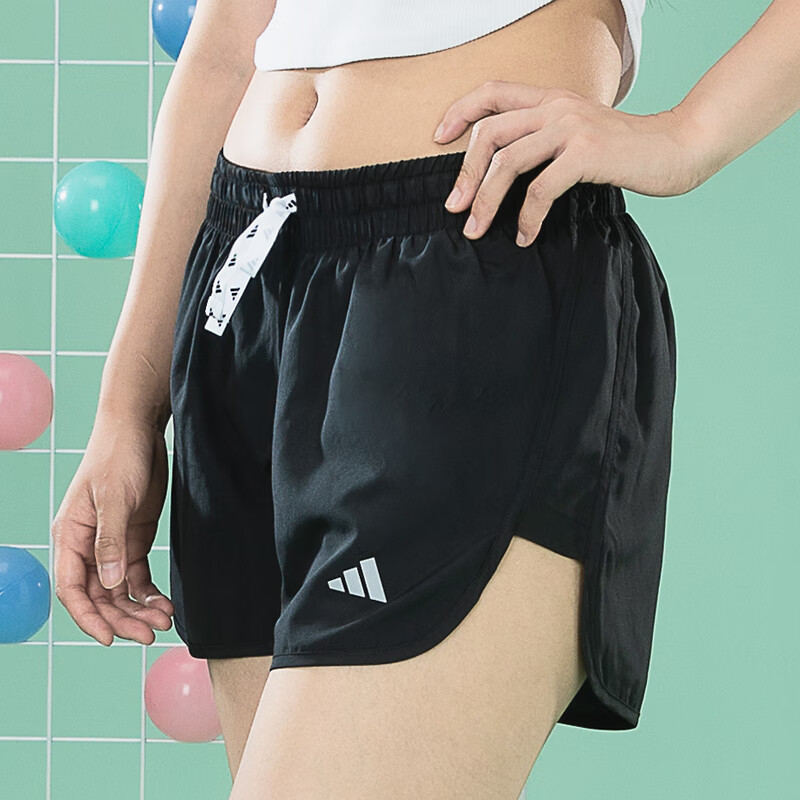 Adidas阿迪达斯女裤2025新款户外舒适跑步训练跑步短裤男款HM4291