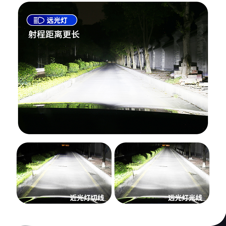 三一重卡吊车C6 C8 英杰 朱宏 正义 英雄 江山升级LED大灯激光灯