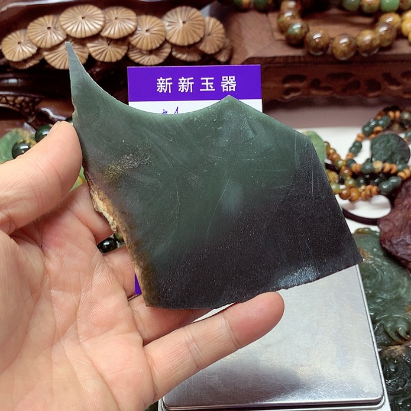 【闪购商品】岫岩河磨玉（透闪石质玉）原石未镶嵌封*❤