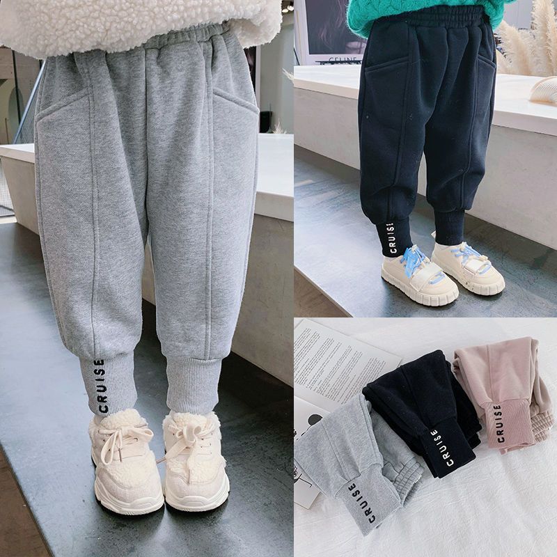 【特价清仓】婴儿童潮宝宝加绒裤子2023秋冬韩版爆款潮流