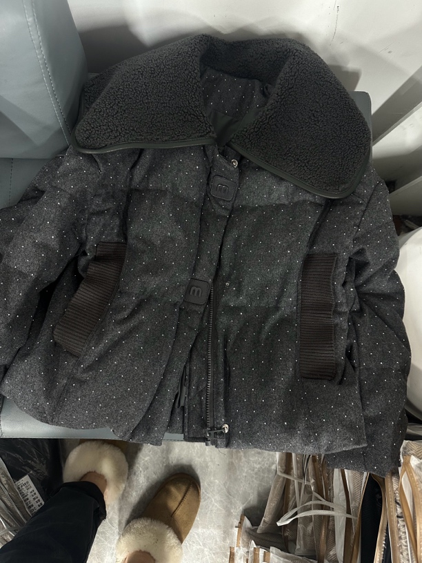 55171长款羽绒服短款外套小香风洋气时尚