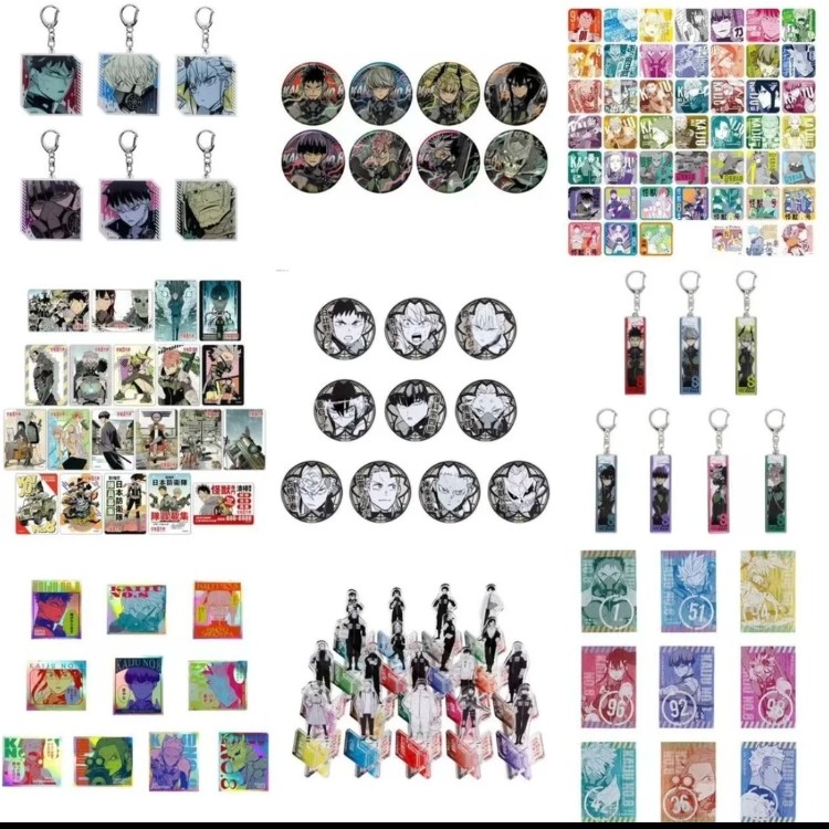 怪兽八号原画展 吧唧挂件 盲盒代拆（默认厂瑕）