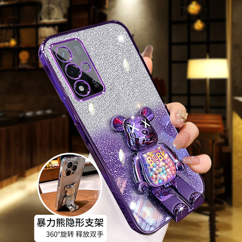 华为麦芒115g手机壳网红高级感 麦忙11轻奢创意闪粉镶钻TYH622M套