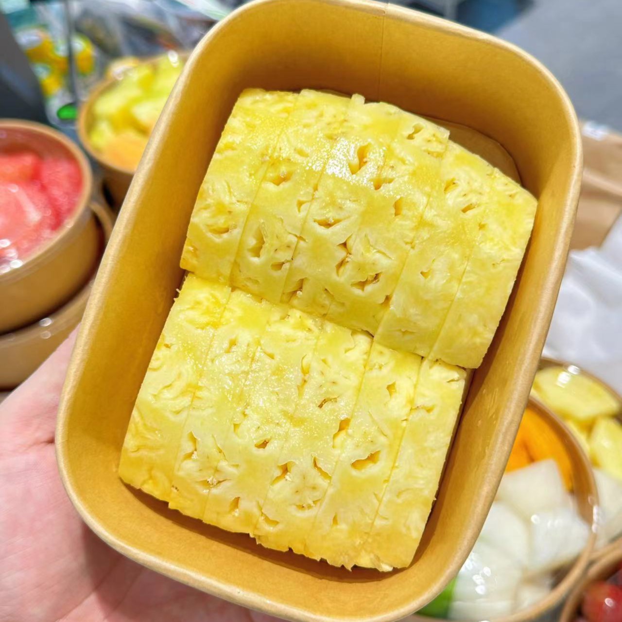 果切【牛优果】进口SW凤梨切盒