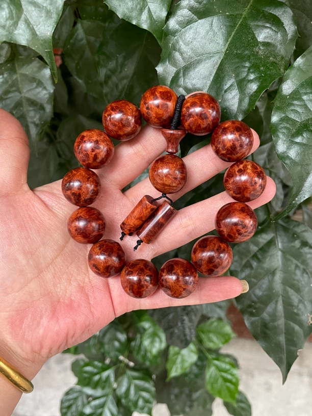 【1.8精品缅花老油梨满榴疤】老料油性非常好，品相完美 款式：圆珠 