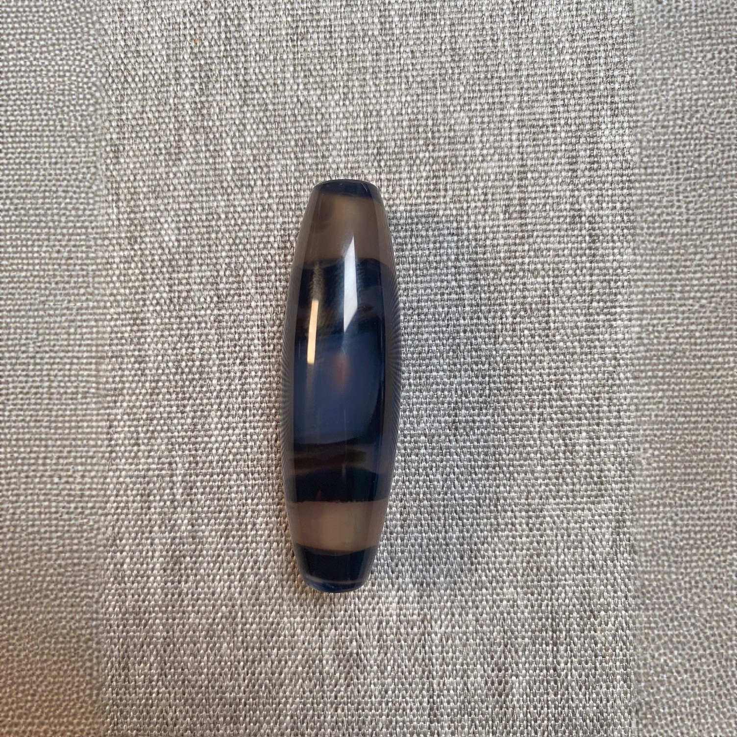 纯天然玛瑙，经典黑武士锁骨珠