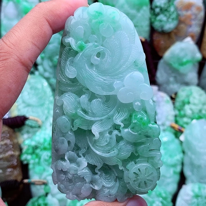 天然A货翡翠凤凰