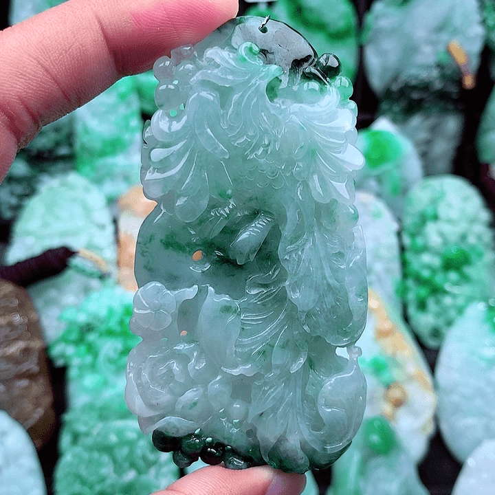 天然A货翡翠凤凰