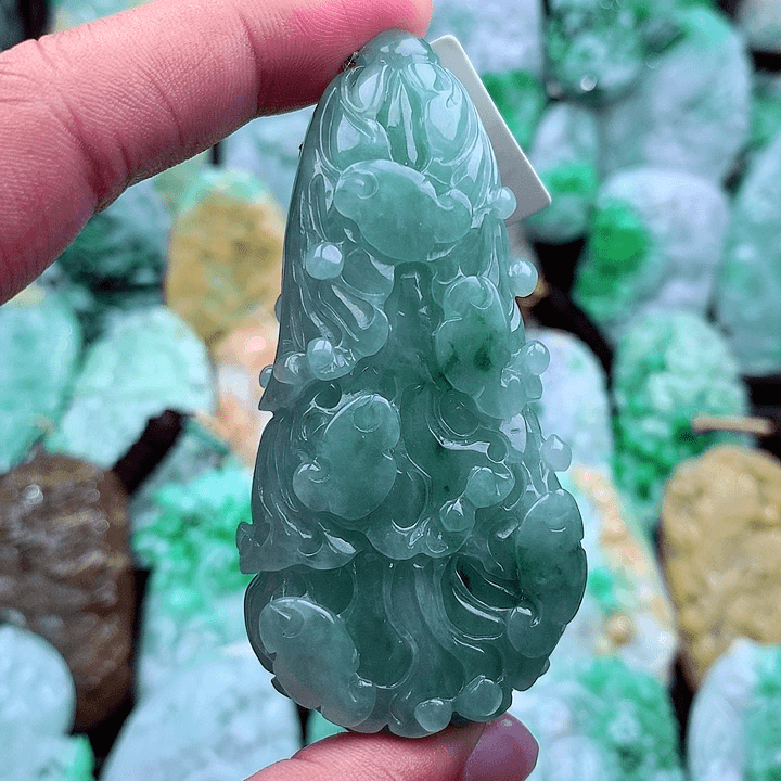 天然A货翡翠白菜