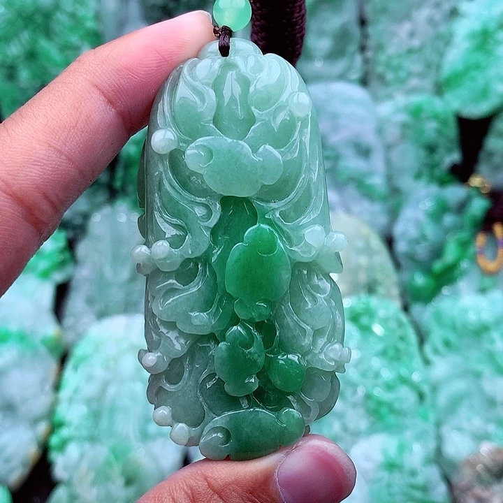 天然A货翡翠白菜