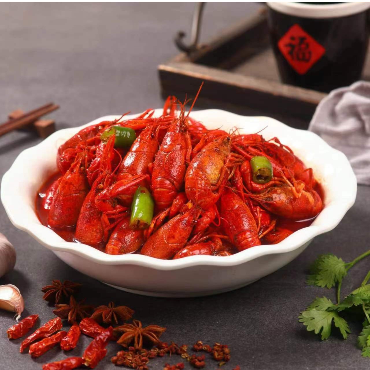 加热即食小龙虾麻辣小龙虾十三香蒜蓉组合整虾非虾尾盒装