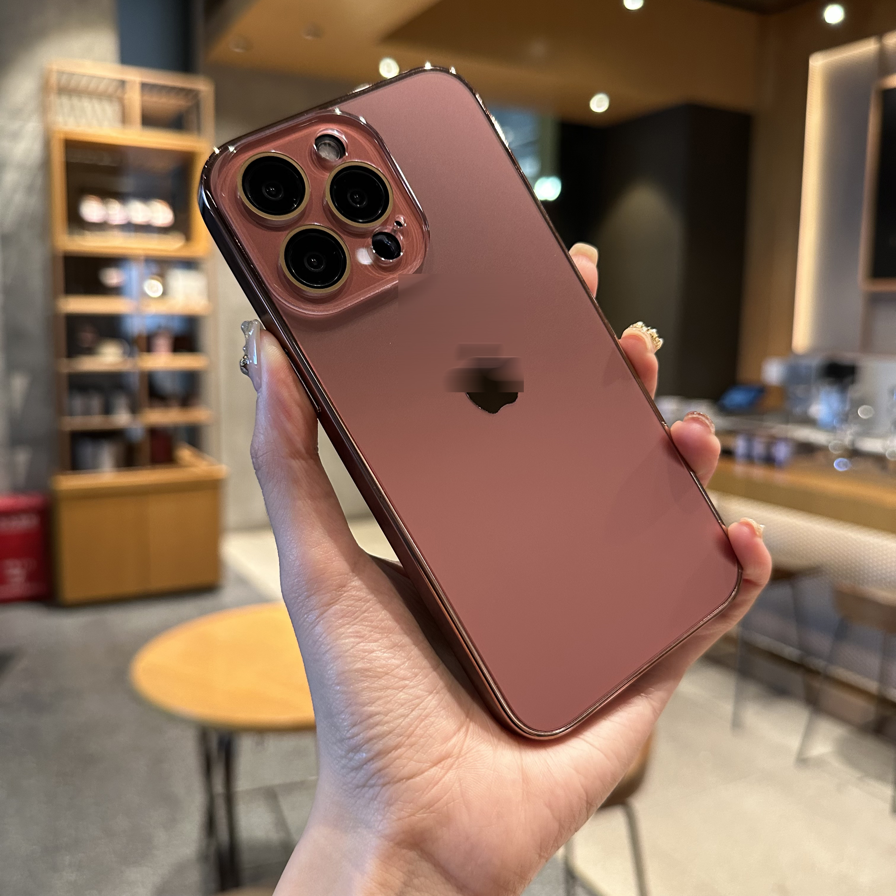 苹果15/14/13/12/11镜头全包AG电镀磨砂iPhone14promax手机壳