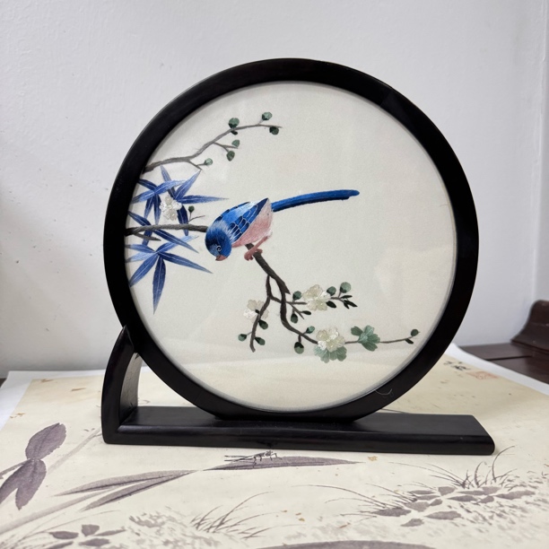 纯手工双面绣简约装饰工艺品