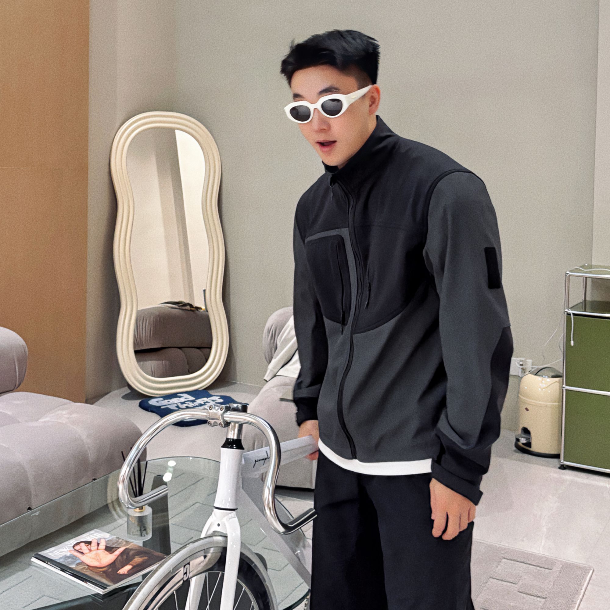 【GGG】A系统软壳 军版秋冬加绒加厚男士户外立领防风拼接夹克外套