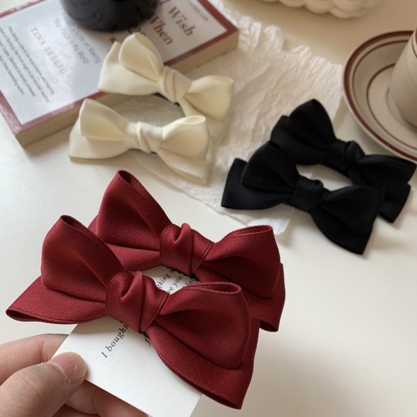 可爱俏皮立体蝴蝶结发夹甜美在逃公主发夹超仙网红少女发夹发饰