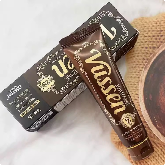 28维森l亮白牙膏去黄牙垢清新口气80g