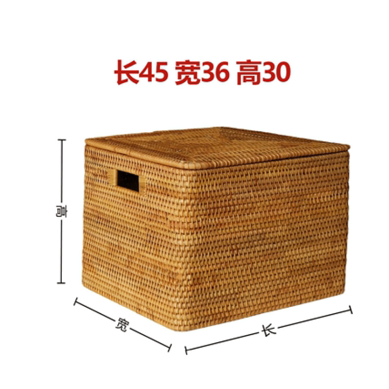 TB305带盖双把手收纳箱尺寸：45*36*30cm