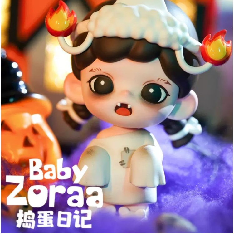 【拆盒】zoraa捣蛋日记系列盲盒可爱女孩礼物端盒手办公仔摆件