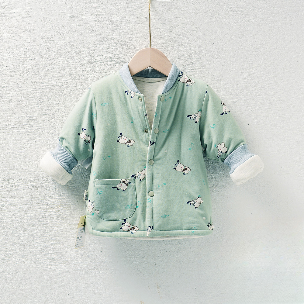 宝宝棉衣冬款柔软亲肤小童秋冬女宝男童洋气婴儿衣服