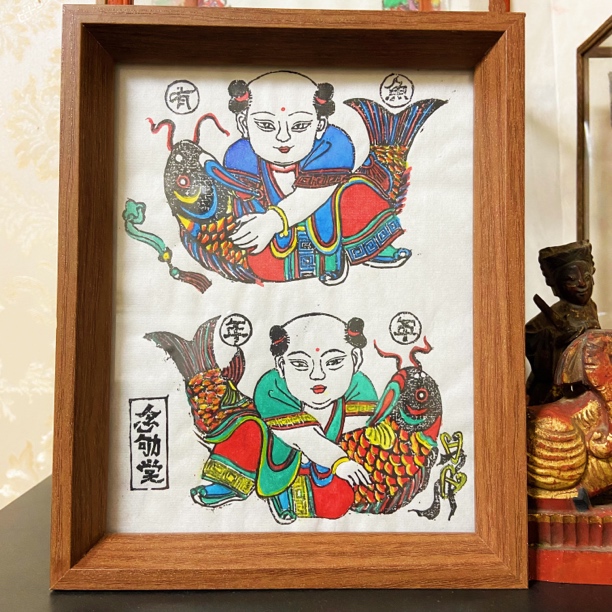 【年画娃娃】纯手工雕刻木版年画娃娃