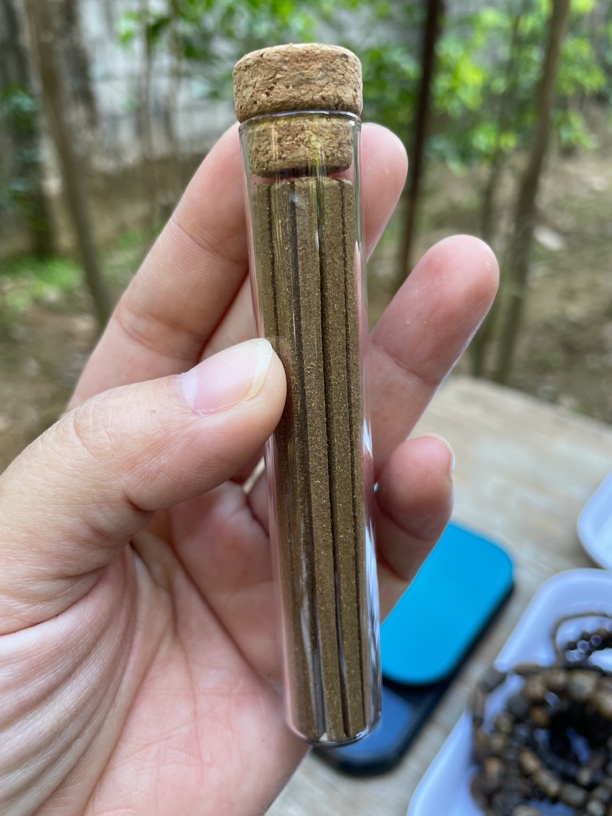 沉香棋楠沉水方条无黏粉线香