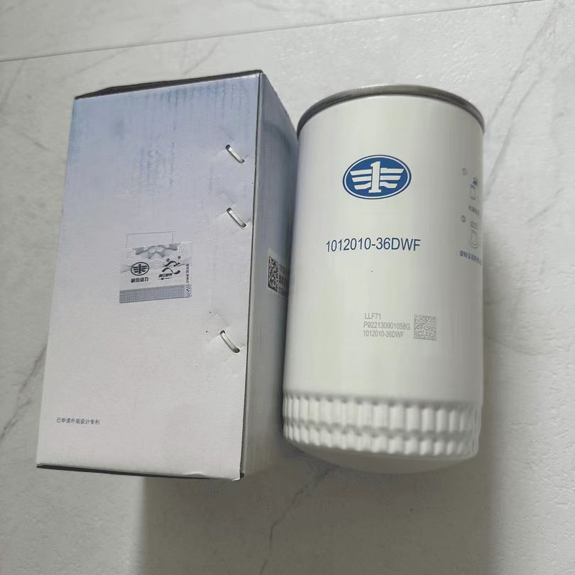 原厂解放J6奥威机油滤芯36D型号630柴芯640型号的机油滤芯   原厂