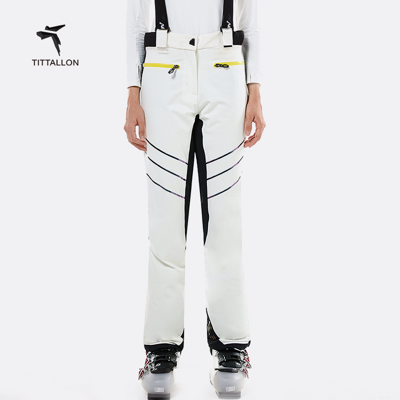 体拓Tittallon女士防水防风保暖户外冬季专业滑雪裤特价2687