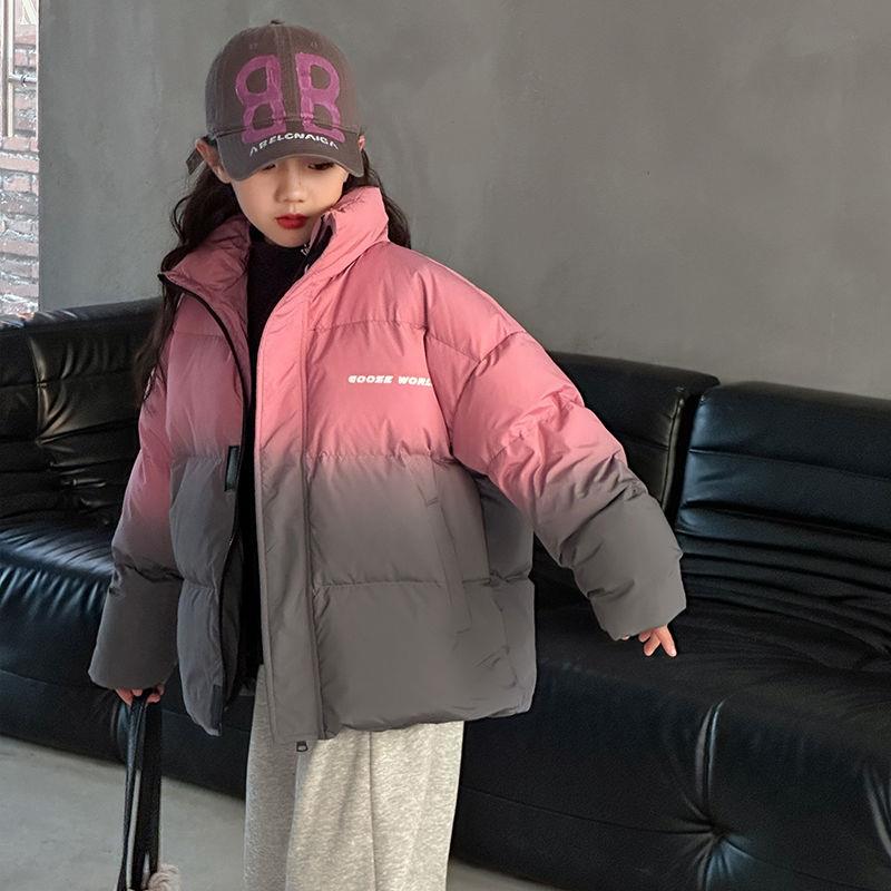 波司登女童羽绒服冬季白鸭绒2023新款儿童洋气棉衣外套中大童冬装