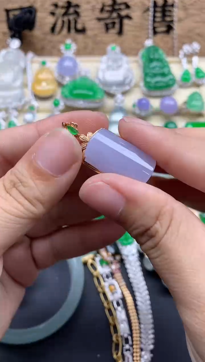【闪购商品】翡翠颈饰18K金镶嵌536-中国好珍宝