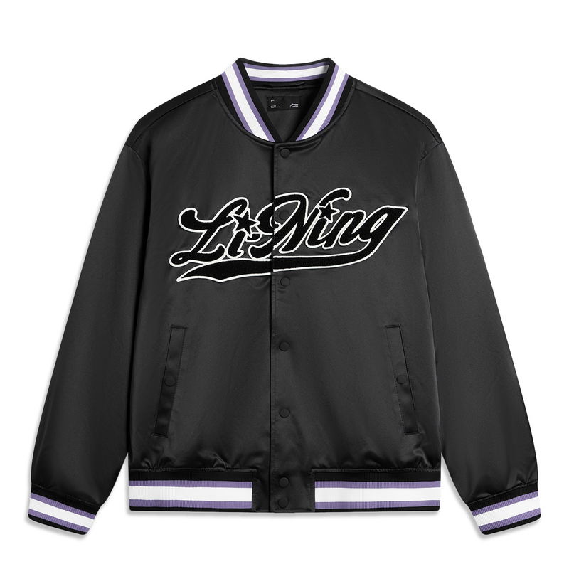 李宁男子百搭上衣保暖棉服冬舒适休闲时尚外套AJMT297-B品