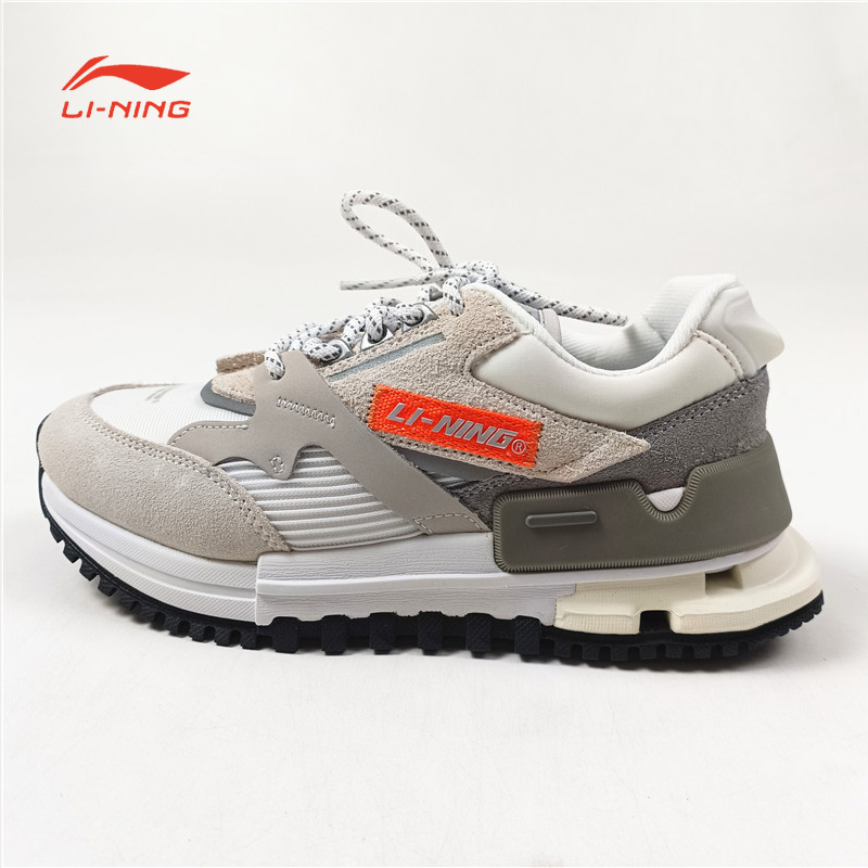 李宁休闲鞋女秋运动时尚系列舒适防滑低帮潮流运动鞋AZGS078-B品