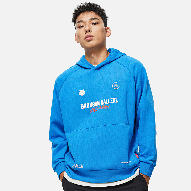 李宁卫衣男冬篮球系列时尚舒适百搭休闲宽松套头连帽卫衣AWDTB95-