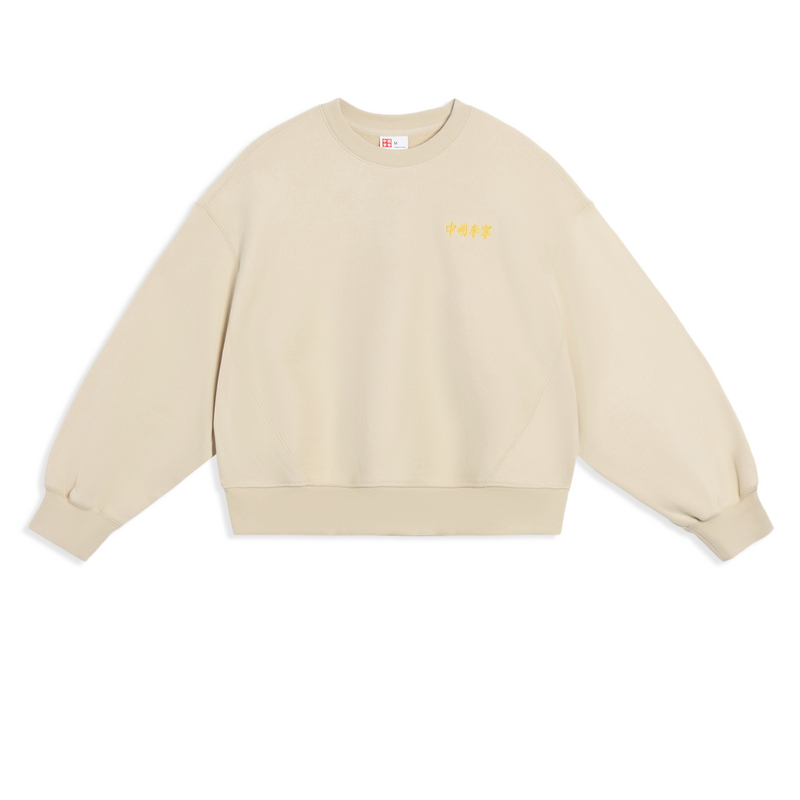 李宁卫衣女春运动时尚系列透气宽松休闲套头无帽卫衣AWDT266-B品