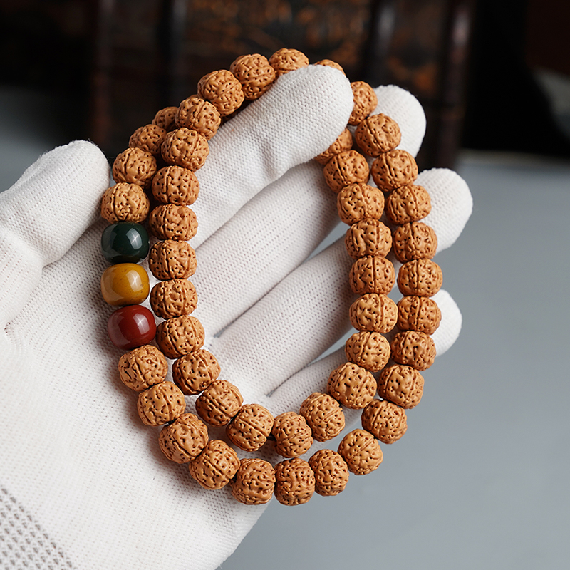 尼泊尔六瓣小金刚菩提男女手持手串文玩精品念佛珠