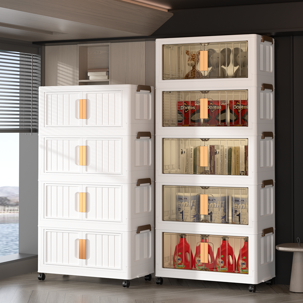 FY（45面宽）收纳柜家用折叠式卧室衣物储物柜客厅可移动整理柜子