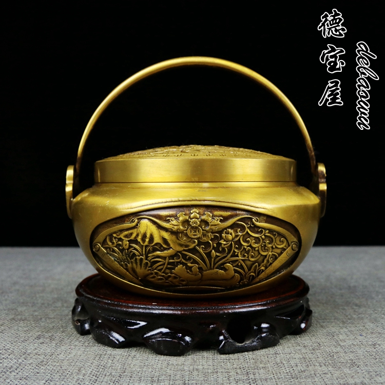 【小扬哥甄选】铜手炉铜手炉暖手炉铜火炉铜火冲结婚火铳旺盆炉手