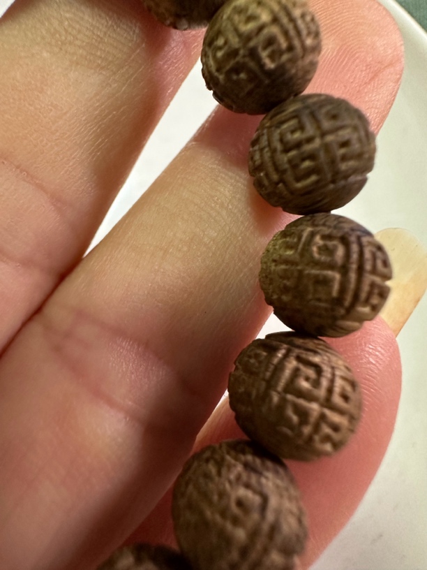 绿棋楠沉香罗文珠手串3.7 克