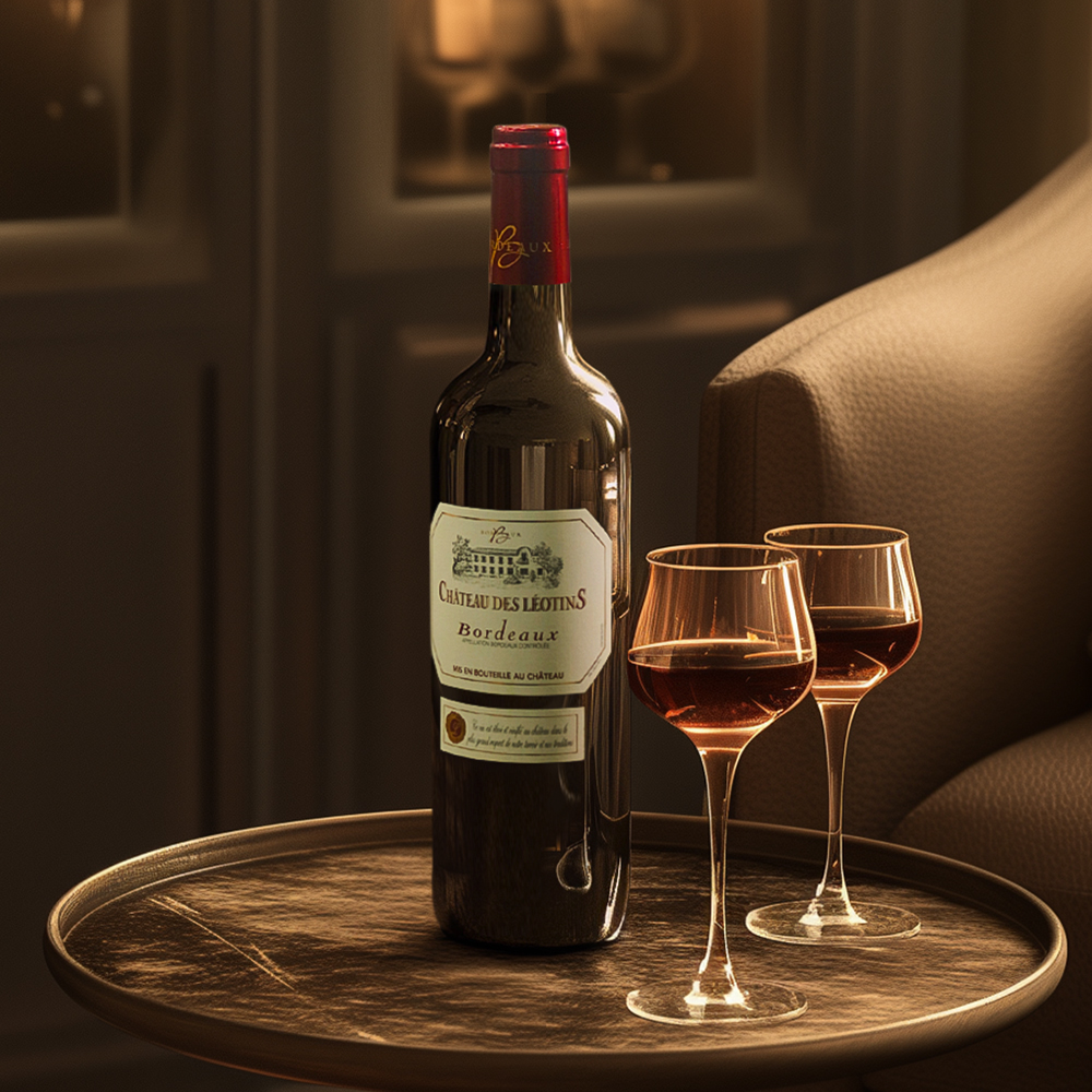 法国利奥亭古堡干红葡萄酒