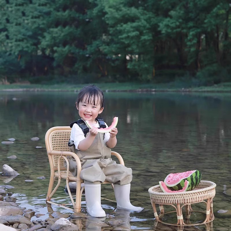 SEKOYA亲子下水裤赶海装备儿童涉水防水幼儿园妈妈沙滩连体玩水服