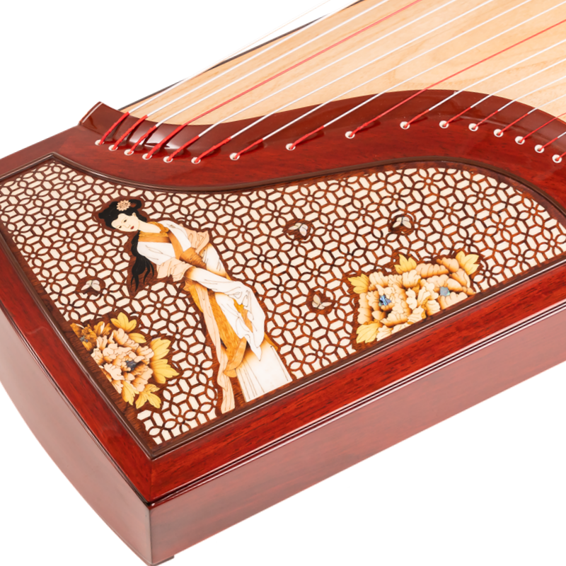 朱雀花蝶云裳 全新升级镂空工艺 精品专业考级演奏筝西安音乐学院