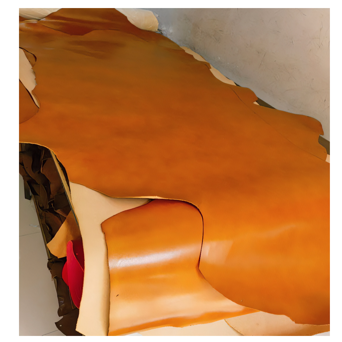 直播间自助专拍 头层牛皮 福利真牛皮皮料植鞣树高疯马油蜡纳帕皮