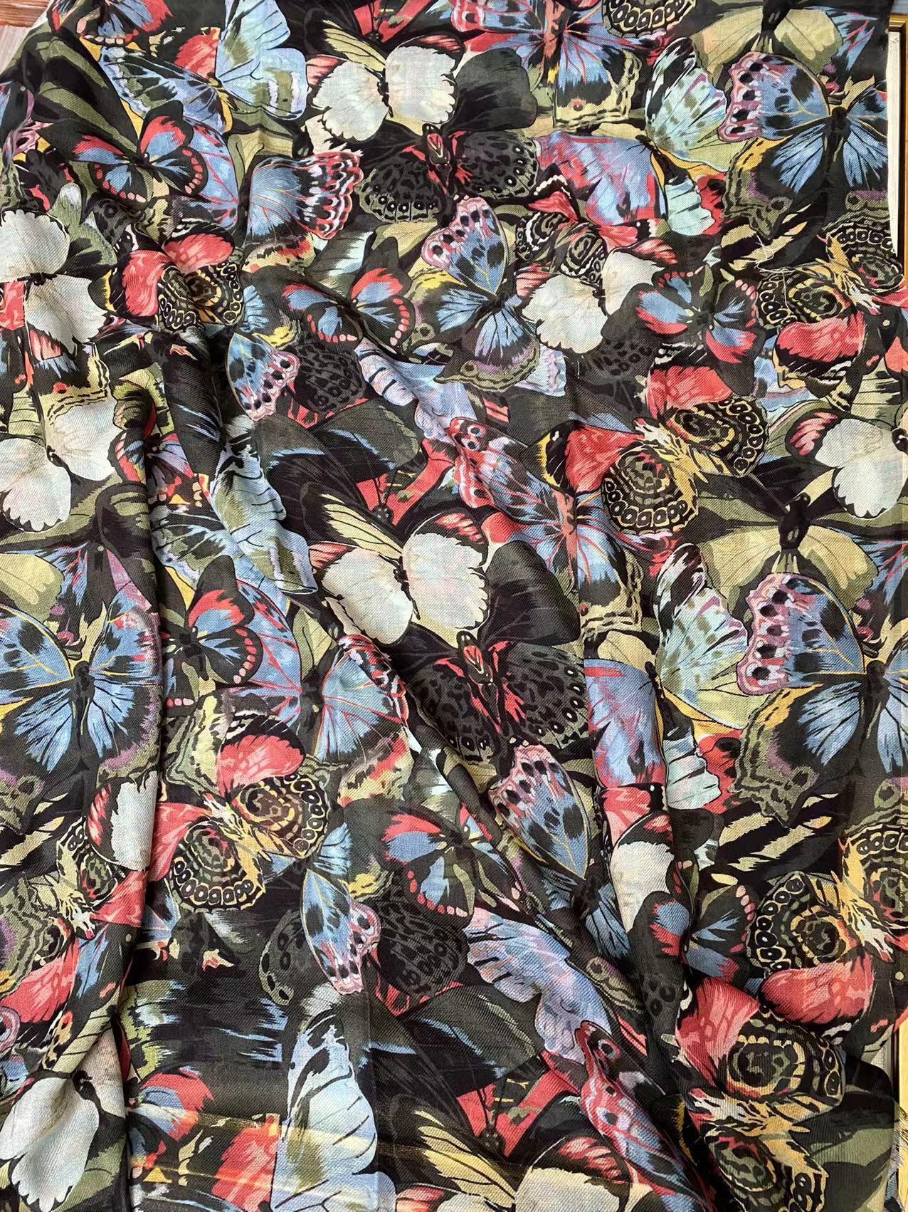 蝴蝶效应戒指绒长巾